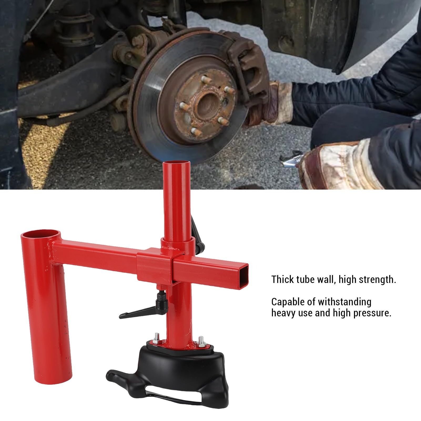 ZIZEV Manual Tire Changer Duck Head Adapter Kit with Duck Head Tire Changer Tool Fit for Most Car, Carbon Steel Changing Mounting Tool with Improved Efficiency, 14.2x9.1in