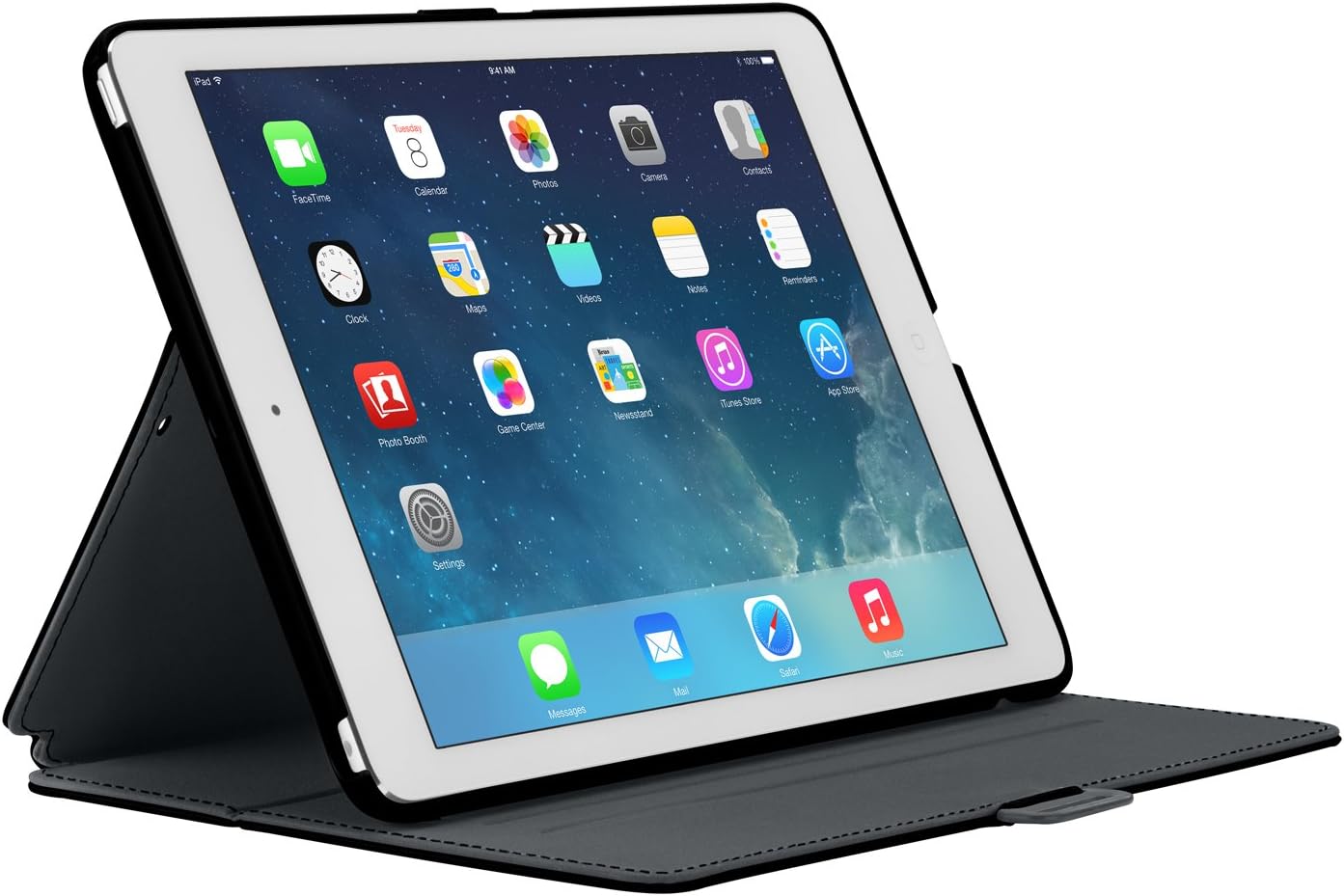 Speck Products StyleFolio Case and Stand for iPad Air (5th Gen)- Black/Slate Grey