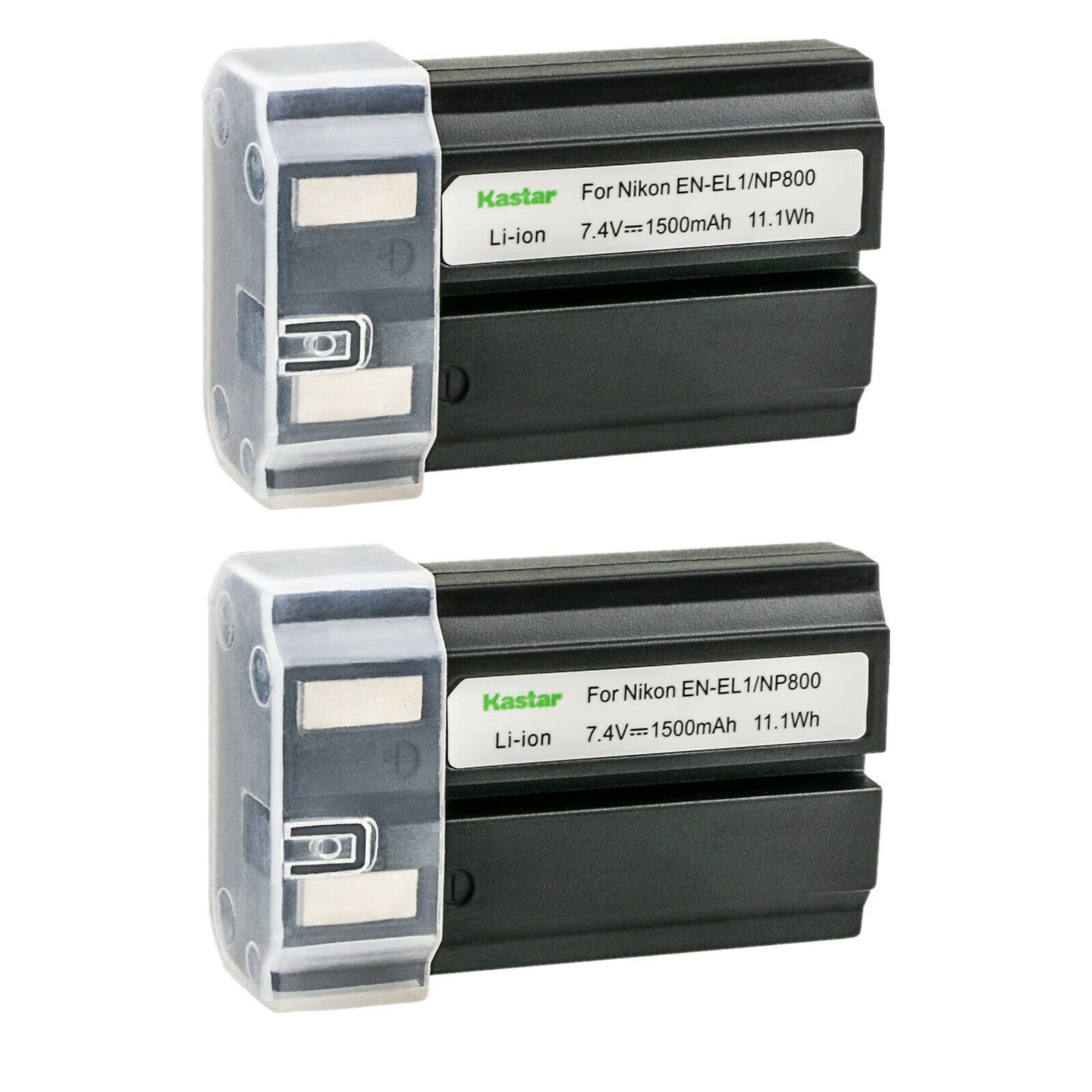 Kastar 2-Pack EN-EL1 Battery Replacement for Nikon Coolpix 5700, Cooipix 8700, Coolpix 775, Coolpix 880, Coolpix 885, Coolpix 995, Coolpix E880 Camera