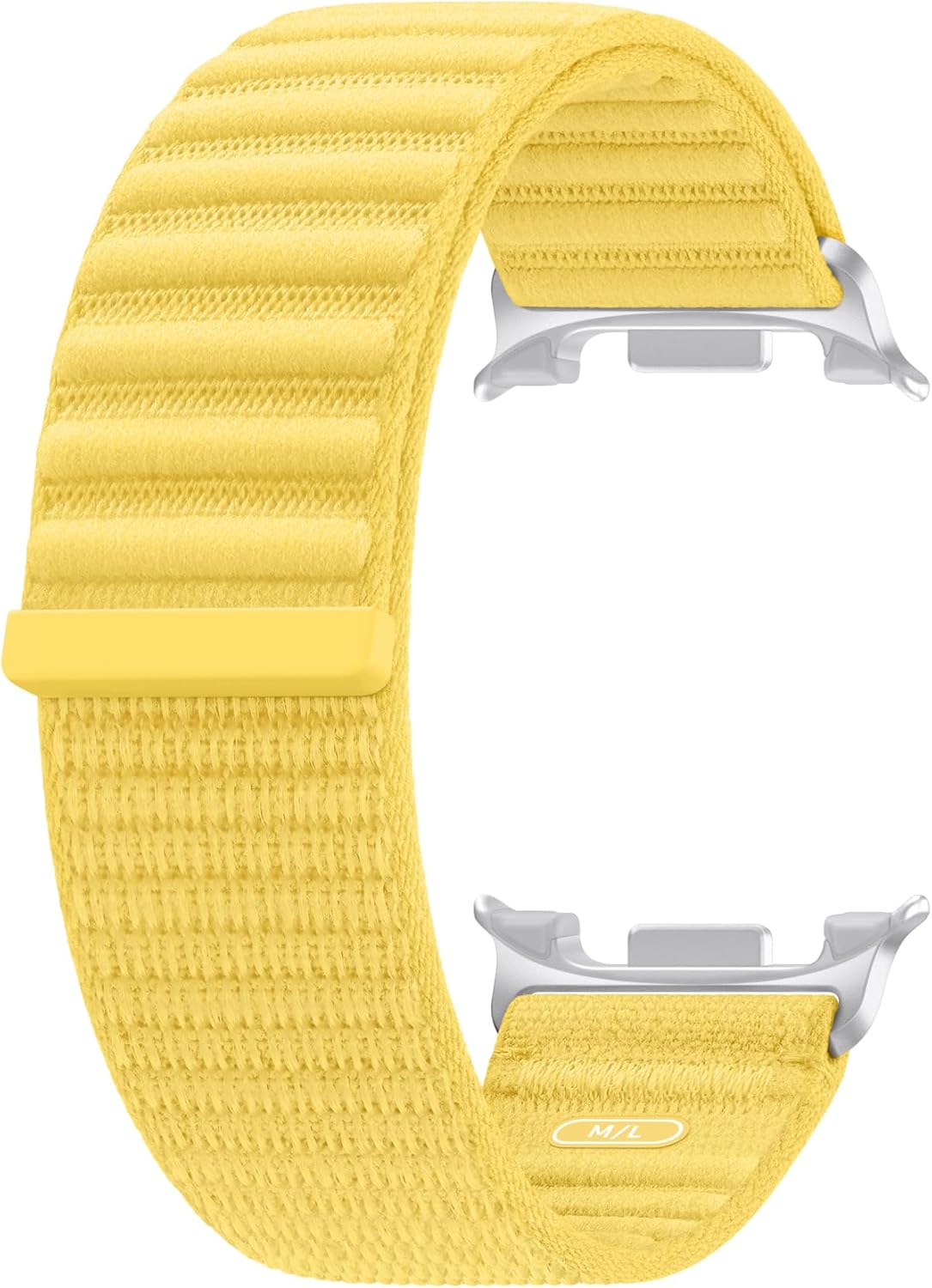Samsung Galaxy Watch9 Series Fabric Band, Yellow, M/L | Smartwatch Band with Nylon, Dynamic Lug System, Contoured Fit, Compatible with Galaxy Watch9, Watch8 and Watch8 Classic