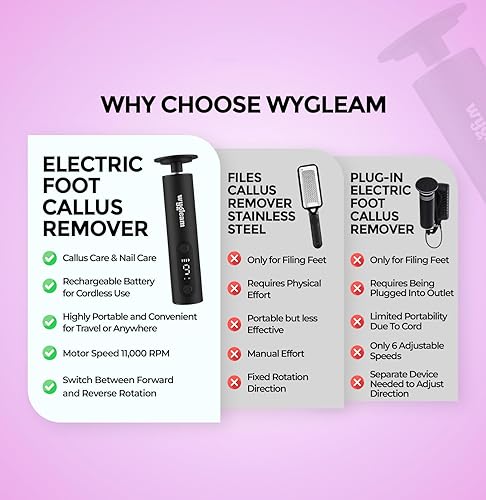 Miniatura 7 de Removedor eléctrico de callos (negro)