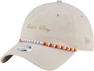 New Era Women's Friendship Bracelet 9TWENTY Cream Low Profile Cap - NFL Adjustable Ladies Baseball Dad Hat