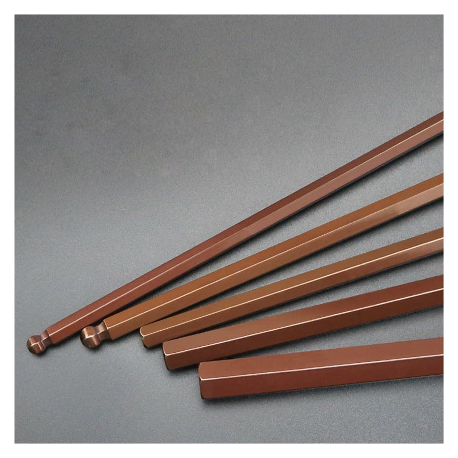 T-Griff-Schlüssel, Schlitz-/Kugelkopf-Schraubendreher, Sechskantschlüssel Handwerkzeuge 400mm Länge 3-10mm(6mm flat head)