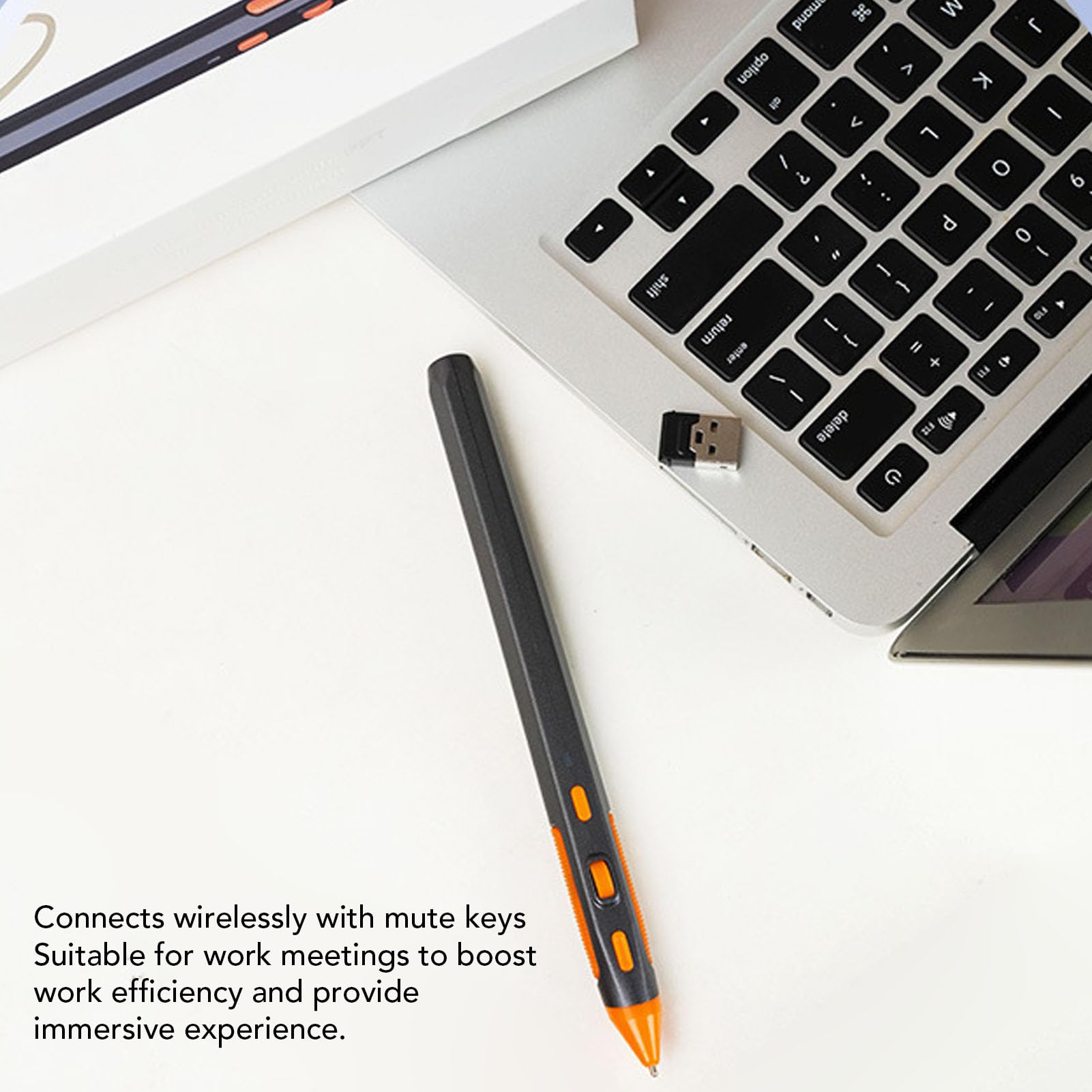Ratón De Bolsillo, Control De Voz Inteligente AI Ratón Óptico Inalámbrico Ergonómico 2.4G, Lápiz Óptico Traductor De 200 Idiomas, Compatible con Computadora Portátil, PC