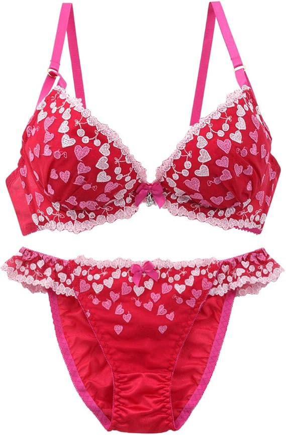 Amazon サヤカ Sayaka ラブリィハート ブラジャー ショーツ セット 大きいサイズ 小さいサイズ セット 通販