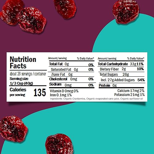 Miniatura 2 de Arándanos secos orgánicos de Bella Viva Orchards, bolsa de 2.5 libras