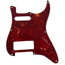 For Fender Stratocaster 8 Hole With P90 Pickup Style Guitar Pickguard 4 Ply Red Tortoise