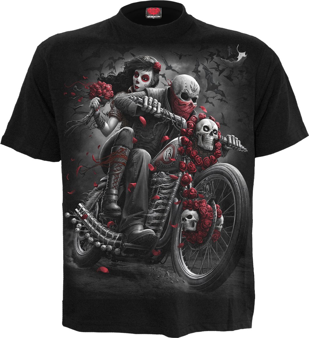 SpiralFull of Woe - Front Print T-Shirt Black