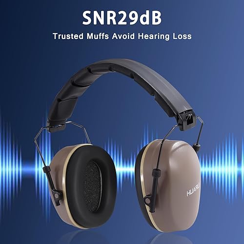Miniatura 2 de Orejeras de seguridad para protección auditiva SNR 29 dB Cancelación de ruido Orejeras Disparo Caza Construcción Reducción de ruido