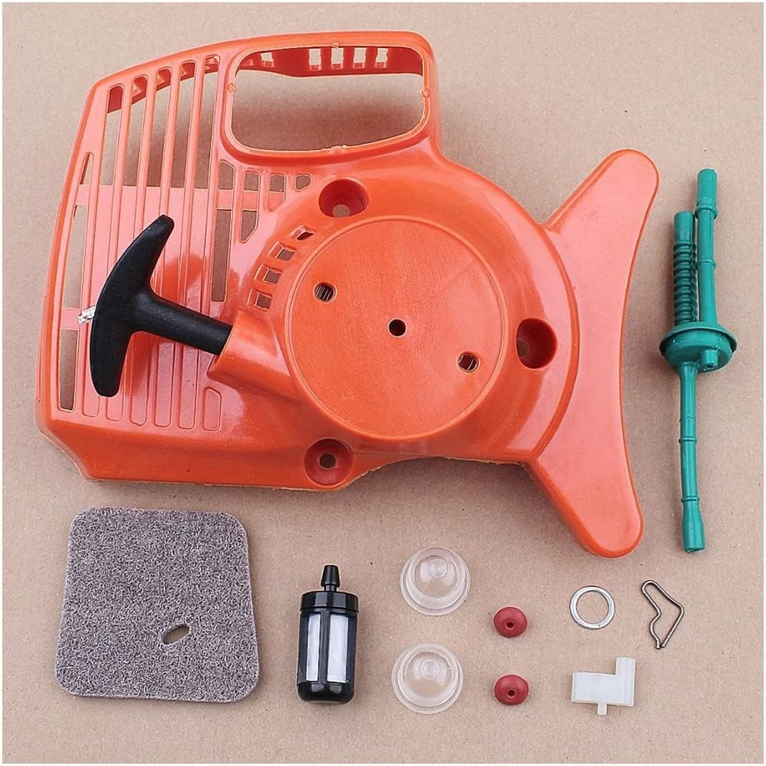 Patio, Lawn & Garden Handle Pull Recoil Starter Air Filter Assembly for FS38 FS45 FS46 FS55 FC55 HL45 KM55 Trimmer Brush Cutter Outdoor Powertool Parts & Accessories