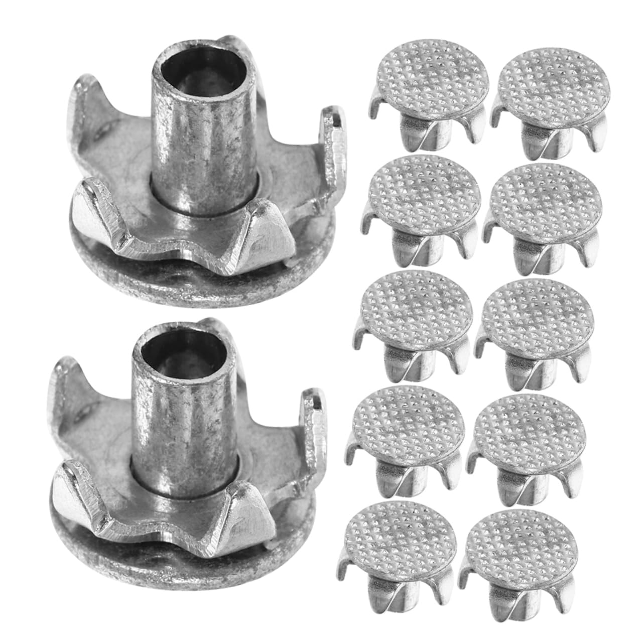 BESTYASH Non-Slip Hiking Spikes 5 Tooth Crampons Winter Walking Anti-Skid Shoe Claws