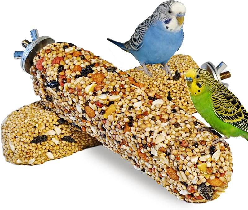 Petisco Mastigável para Aves com Grãos, Frutas e Vegetais Acsist – Pacote com 2