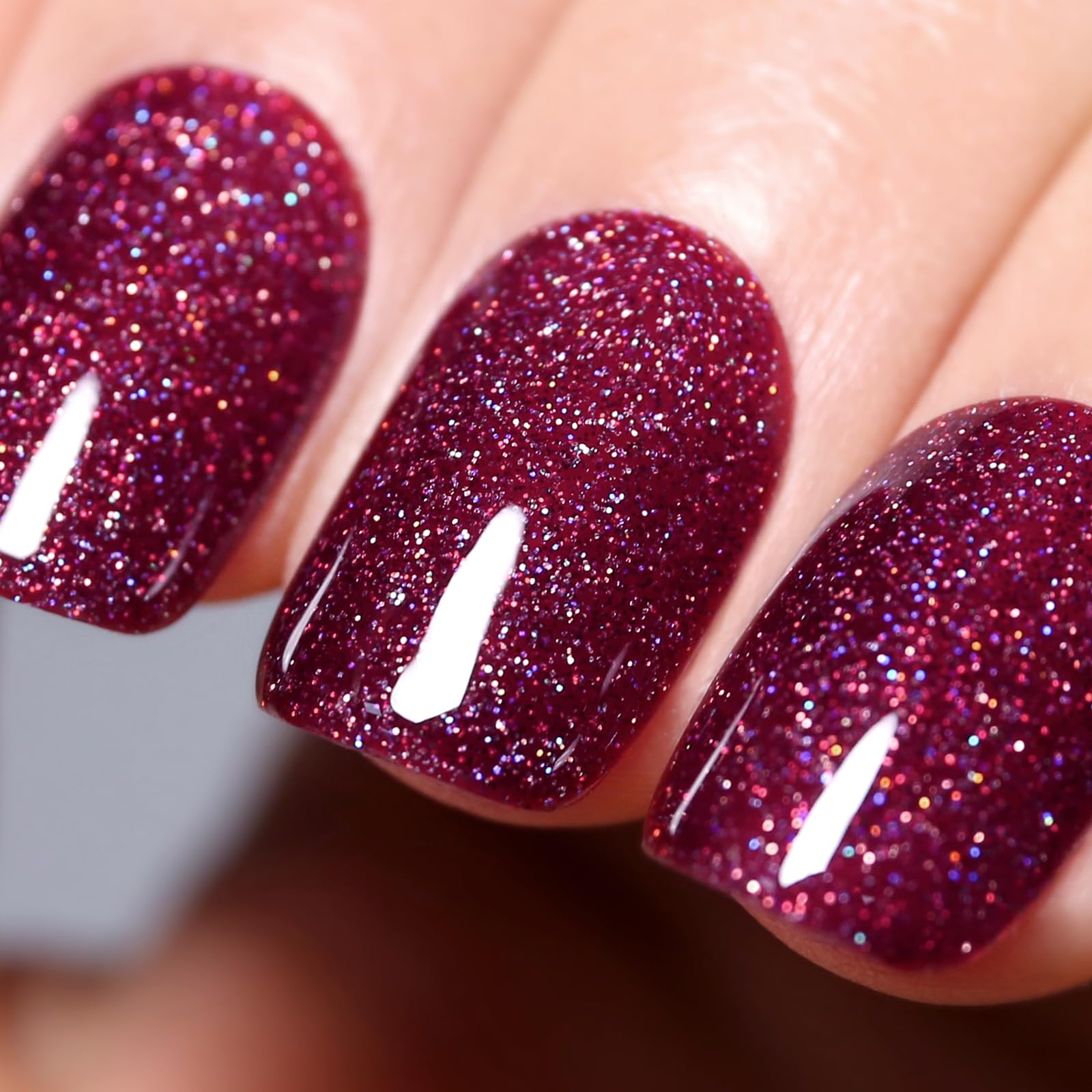Ozzeal Iridescent Nude Mauve Pink Gel Nail Polish, 15ML Sparkle Shimmer Glitter, Soak Off LED UV Gel Nail Polish for Art DIY Manicure — view 59