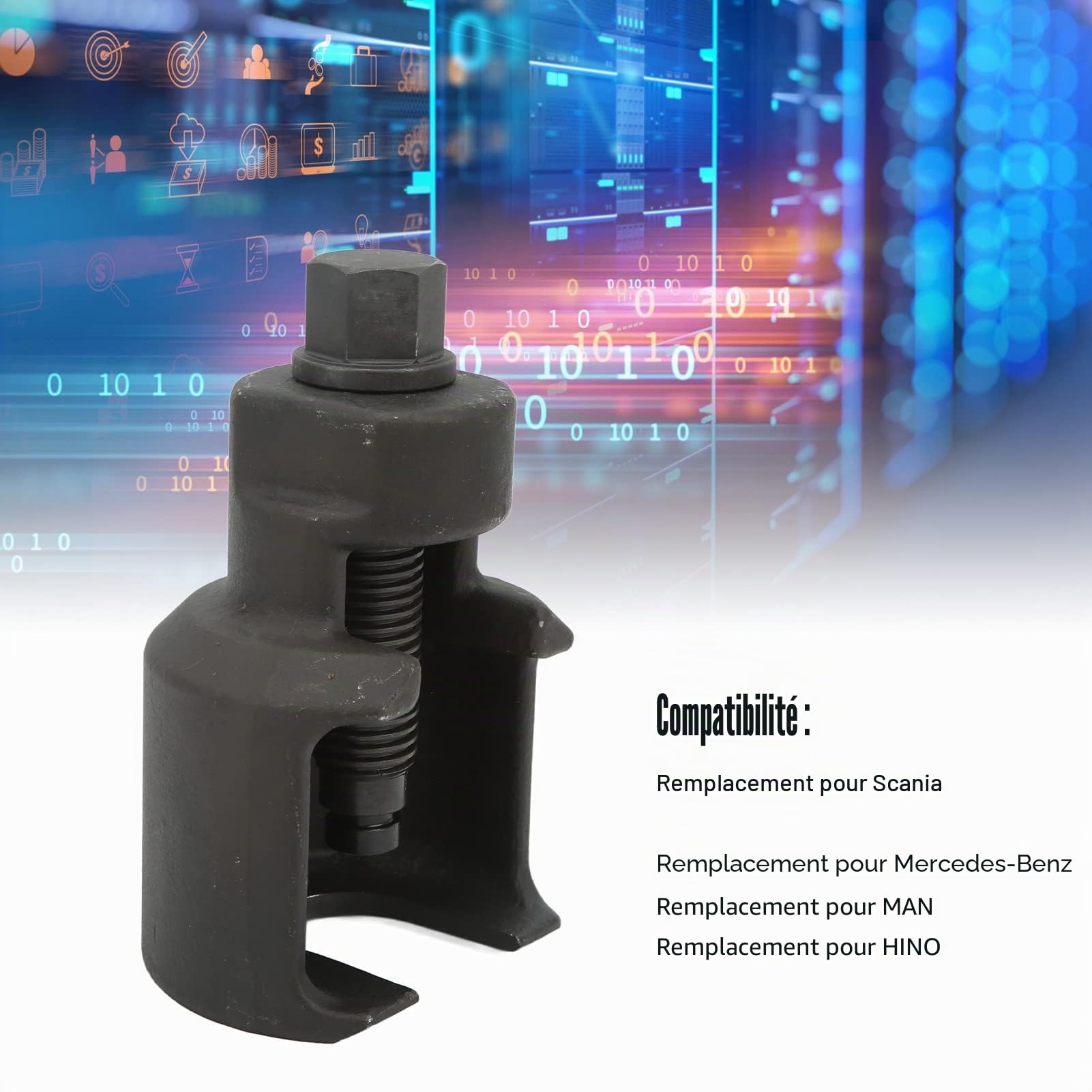 Extracteur Résistant de Séparateur de capacité de L'outil 39mm de Retrait de Rotule de Camion tie rod removal tool ball joint extractor Bricolage