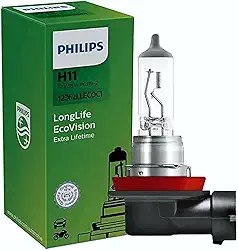 Lâmpada Farol H11 12V 55W - Philips 12362LLECOC1
