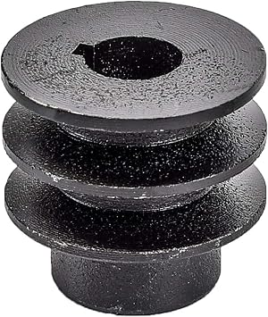 TDPRO 20mm Shaft Pulley 2 Groove V Style A Belt V Pulley for Gas Engine 170F