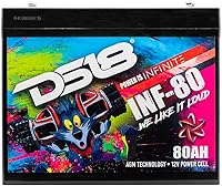 Vista 2 de DS18 INF-80AH 2300 Watts Batería AGM de celdas de potencia de 12 voltios con terminal de perno M6, libre de mantenimiento - Alto rendimiento