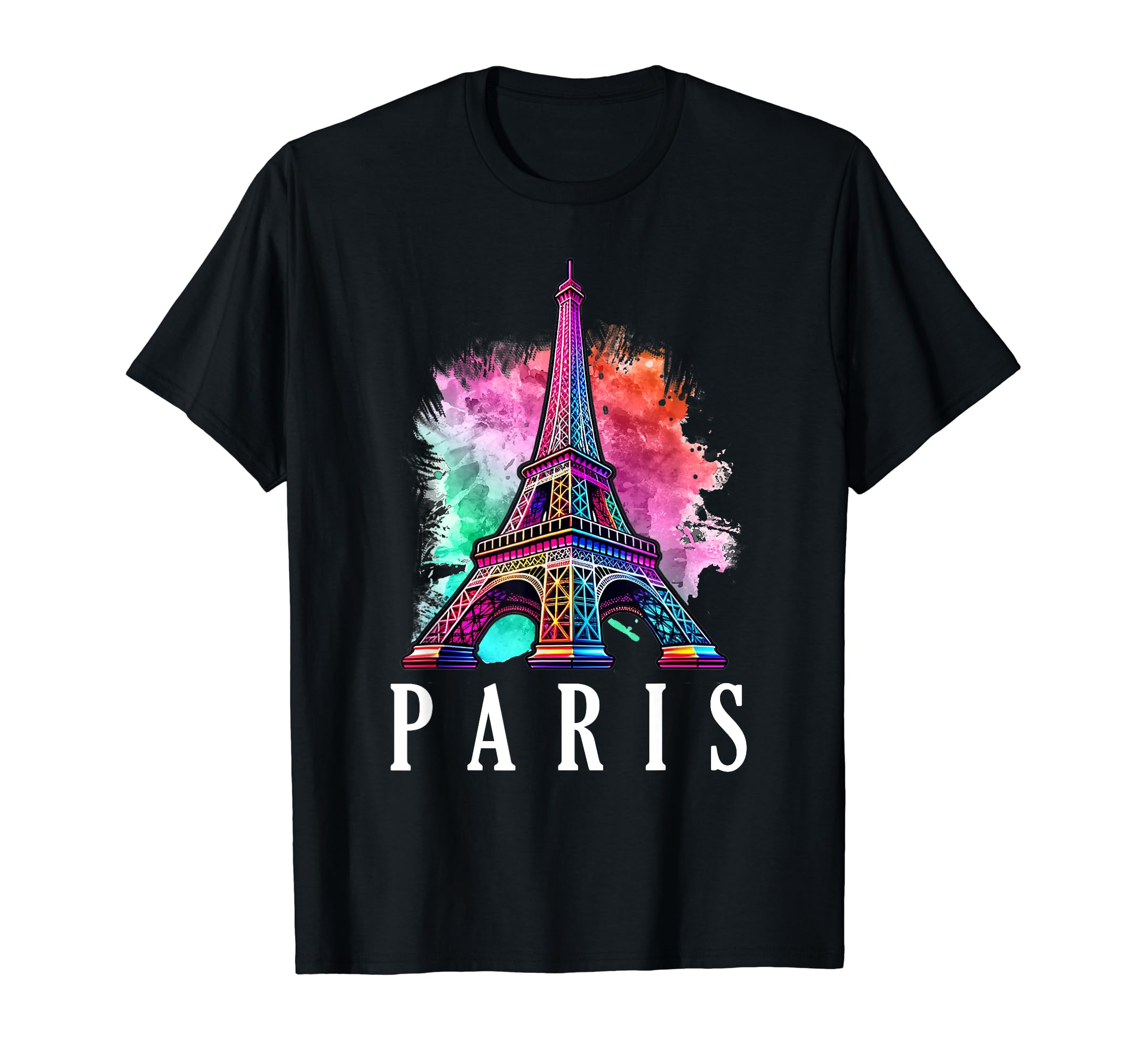 Eiffel Tower Holiday France Souvenir Women Kids Girls Paris T-Shirt