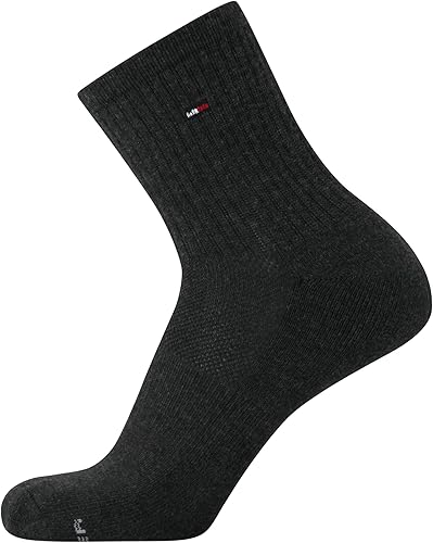 Miniatura 5 de Tommy Hilfiger Calcetines de Cuarto para Hombre - Paquete de 12 Calcetines de Tobillo de Cuarto Acolchados de Rendimiento Atlético para Hombres para