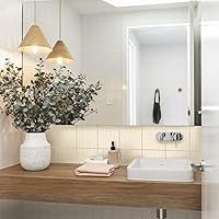 Vista 10 de Calcomanías de vinilo para azulejos de estilo bohemio para despegar y pegar, calcomanías autoadhesivas para azulejos de pared, calcomanías Acero