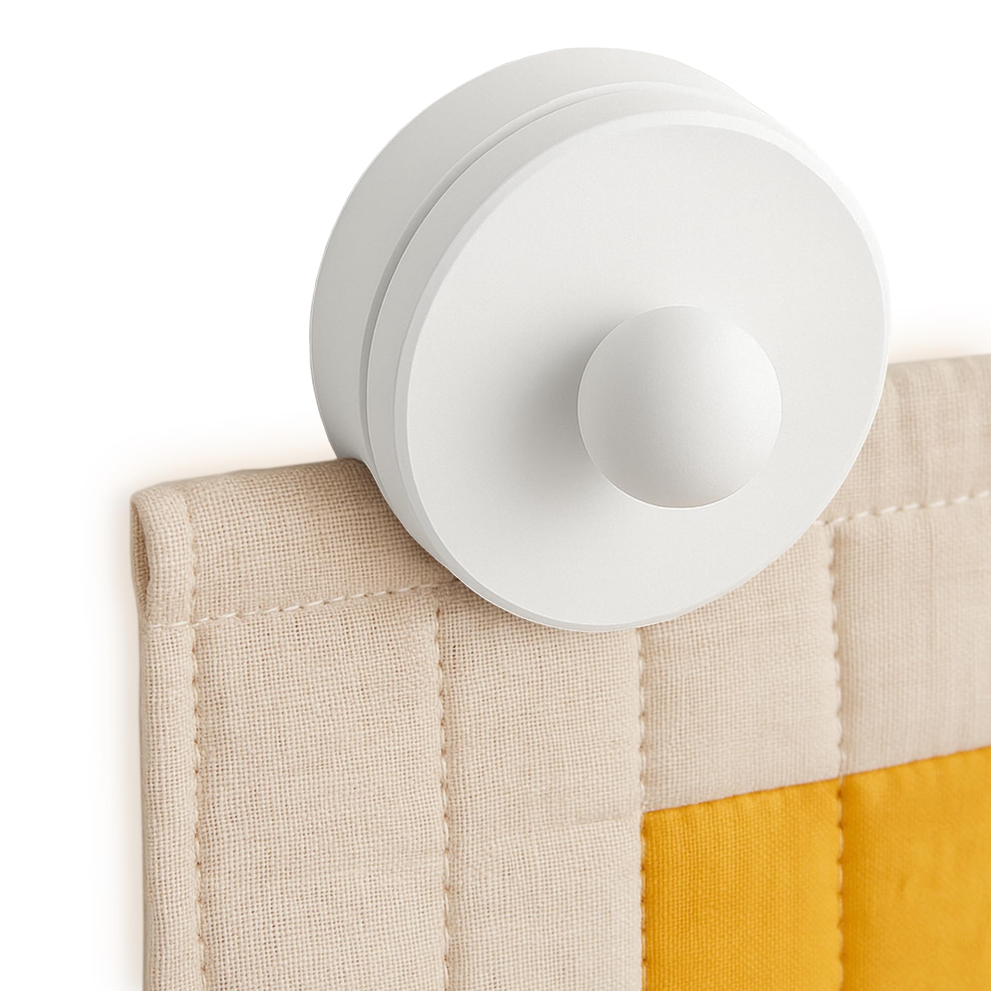 LULUTION 4 Tapestry Wall Hangers Clips - Quilt Hanger for Wall for Display, Quilt Rack - Rug Hangers for Walls, Round Clamps for Blankets and Other