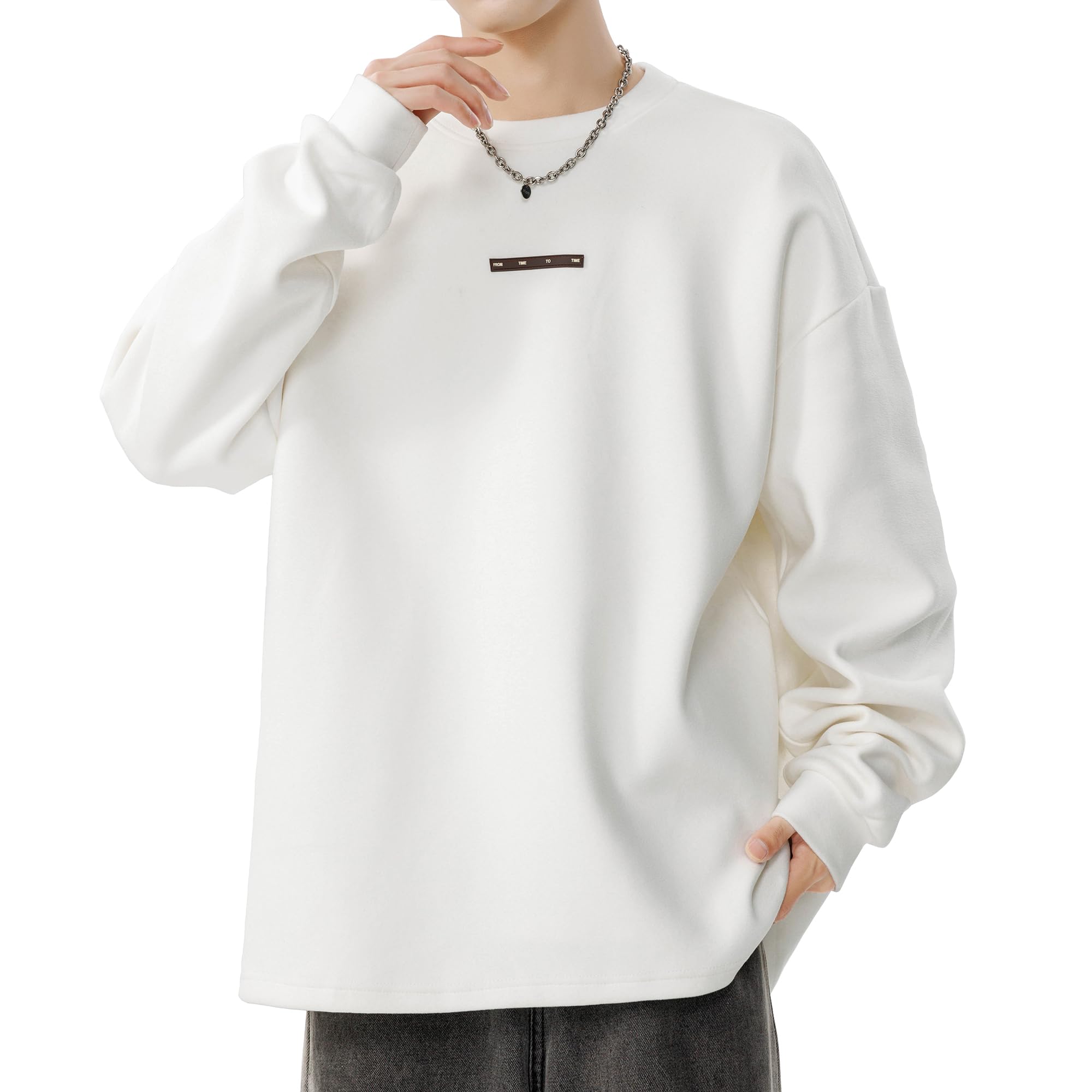 【新品未使用】HYOD 防風 保温 ロンT 長袖シャツ ロングTシャツ Amazon | [W Wonyo] ロングtシャツ メンズ 秋服 長袖 無地