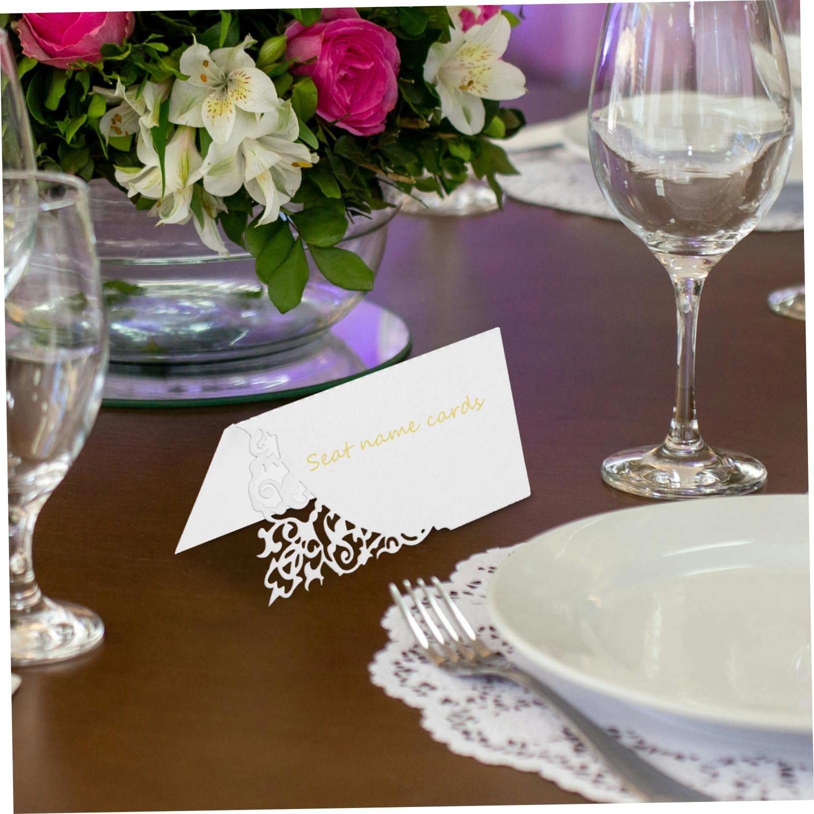 VILLCASE 300stücke Platzkarten Für Hochzeiten Kreative Tischkarten Mit Filigranem Design Für Partys Und Veranstaltungen Für Hochzeiten Geburtstagsfeiern Und Besondere Anlässe