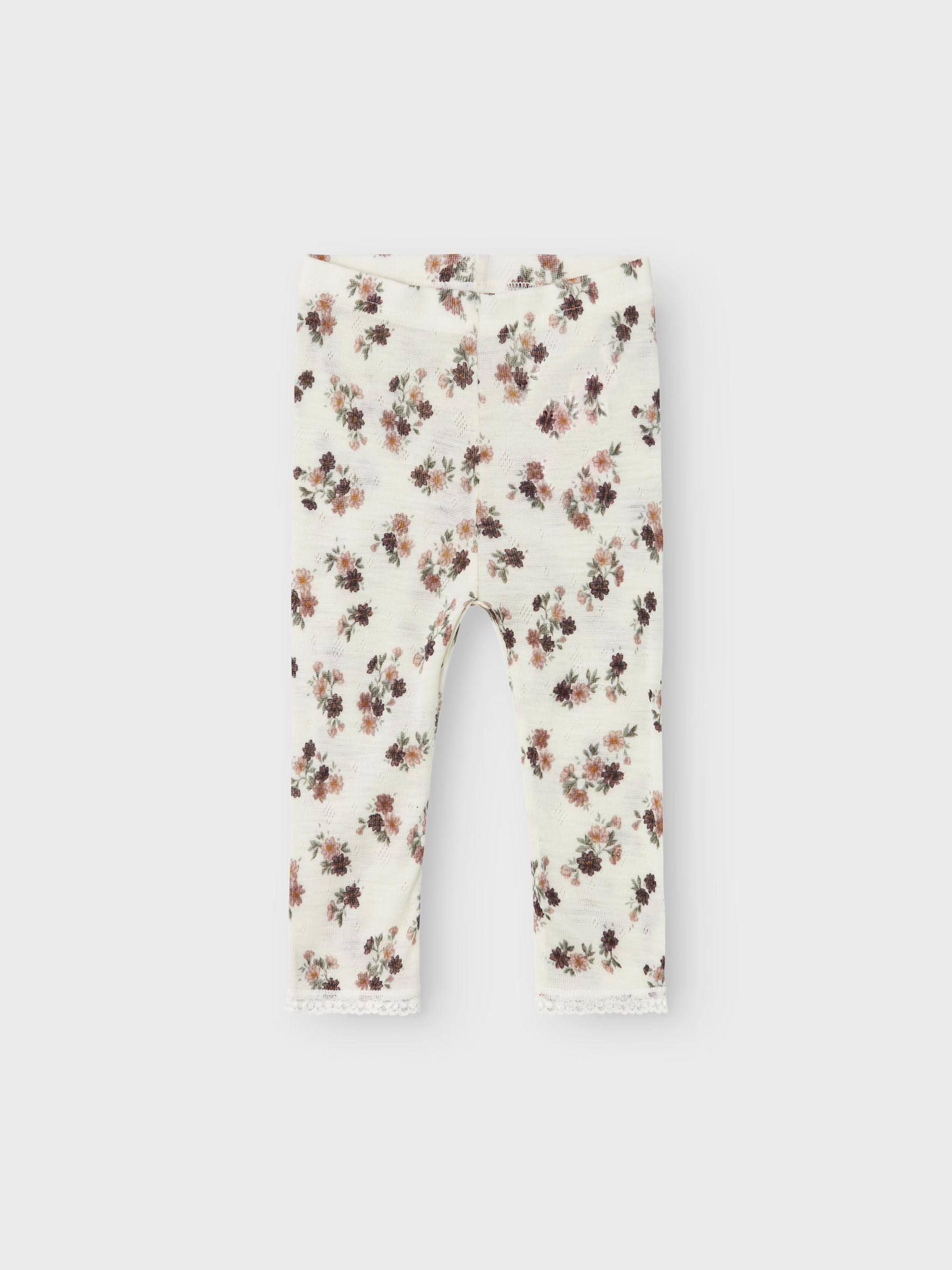 NAME IT Nbfwang Wool Needle Legging Noos Legginsy dziecięce