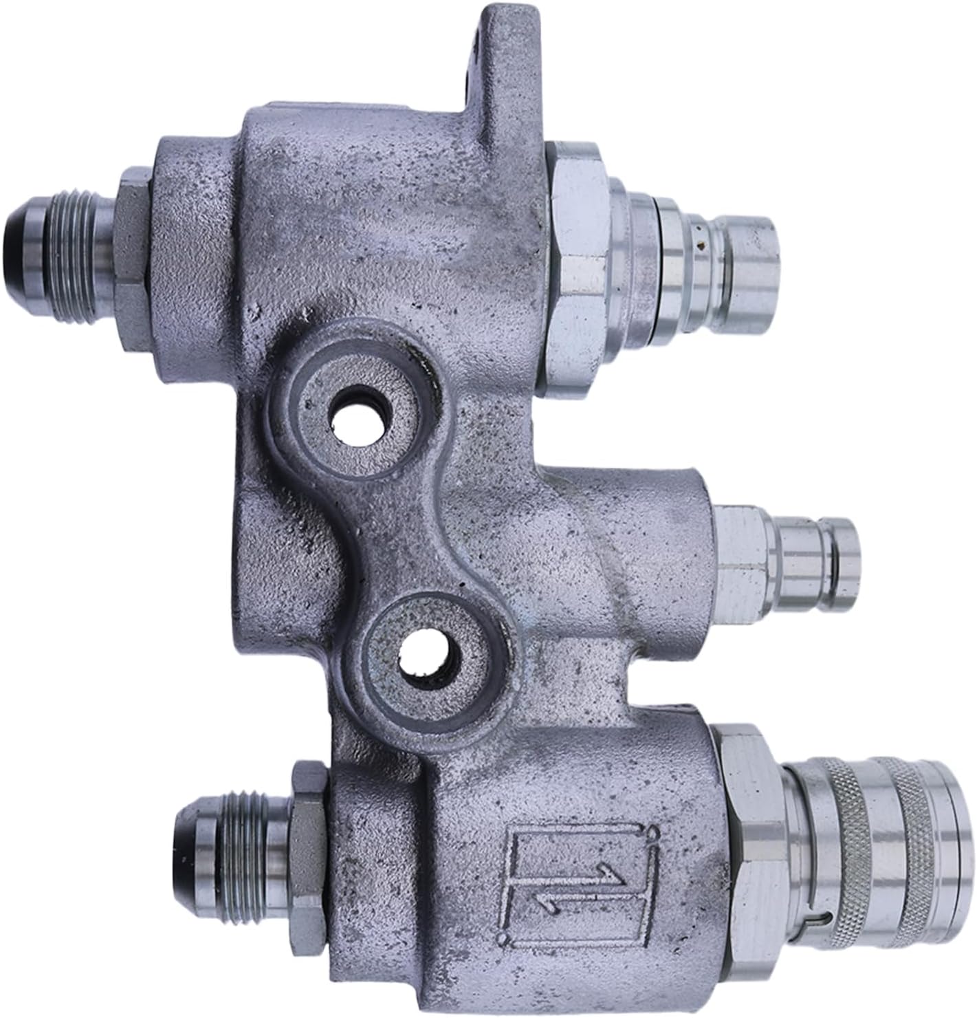 FridayParts 48mm 4BD4FH Hydraulic Coupler Block 7246783 for Bobcat Skid Steer Loade S175 S205 S250 T250