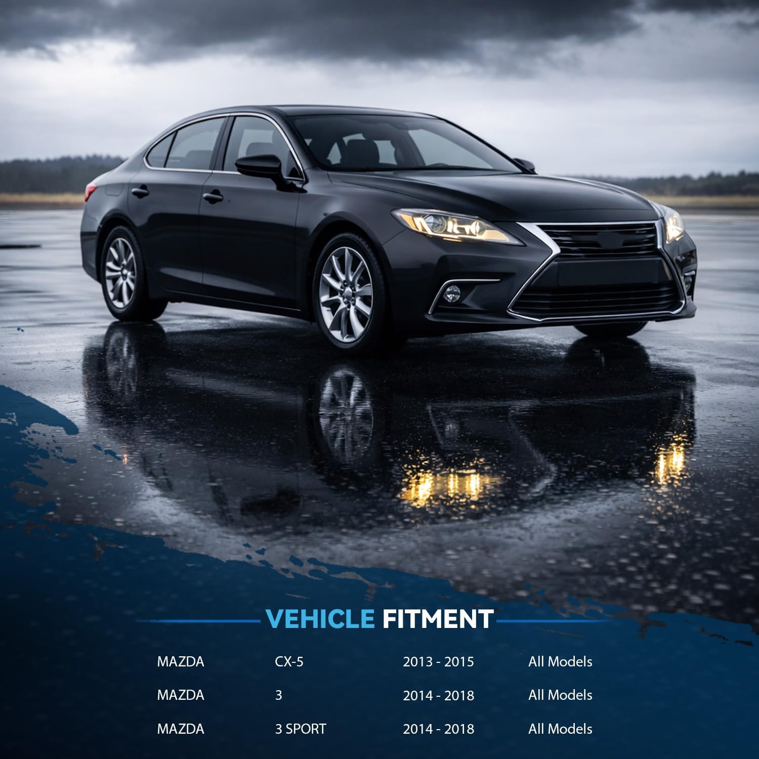 Detroit Axle - Front 2pc Ball Joints for 14-18 Mazda 3 Sport, 13-15 Mazda CX-5, 2 Lower Ball Joints 2013 2014 2015 Replacement