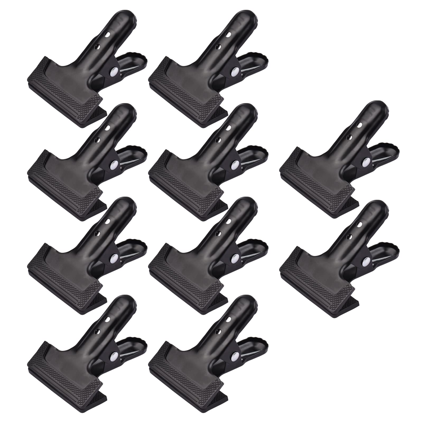 Qingyuan Heavy Du Spring Metal Clip P graphy Ba drop Clamps Ba ground port Holder with Rubber Protective Pad P Studio P graphy Acc ory, Pa of 10pcs-image-38