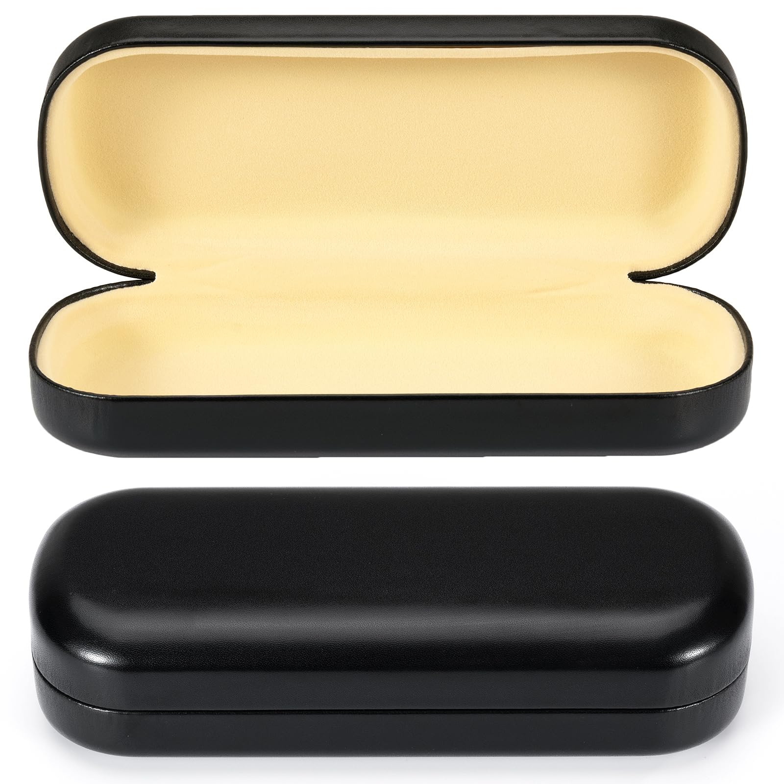 Vemiss ハードシェル眼鏡ケース、軽量ポータブルメガネケース レディース メンズ