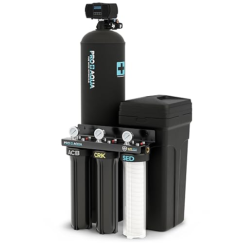 Miniatura 11 de PRO+AQUA PRO-E-S80E Elite Sistema de filtración de agua para toda la casa y combo de suavizador de agua de 80,000 granos, combo de alta capacidad