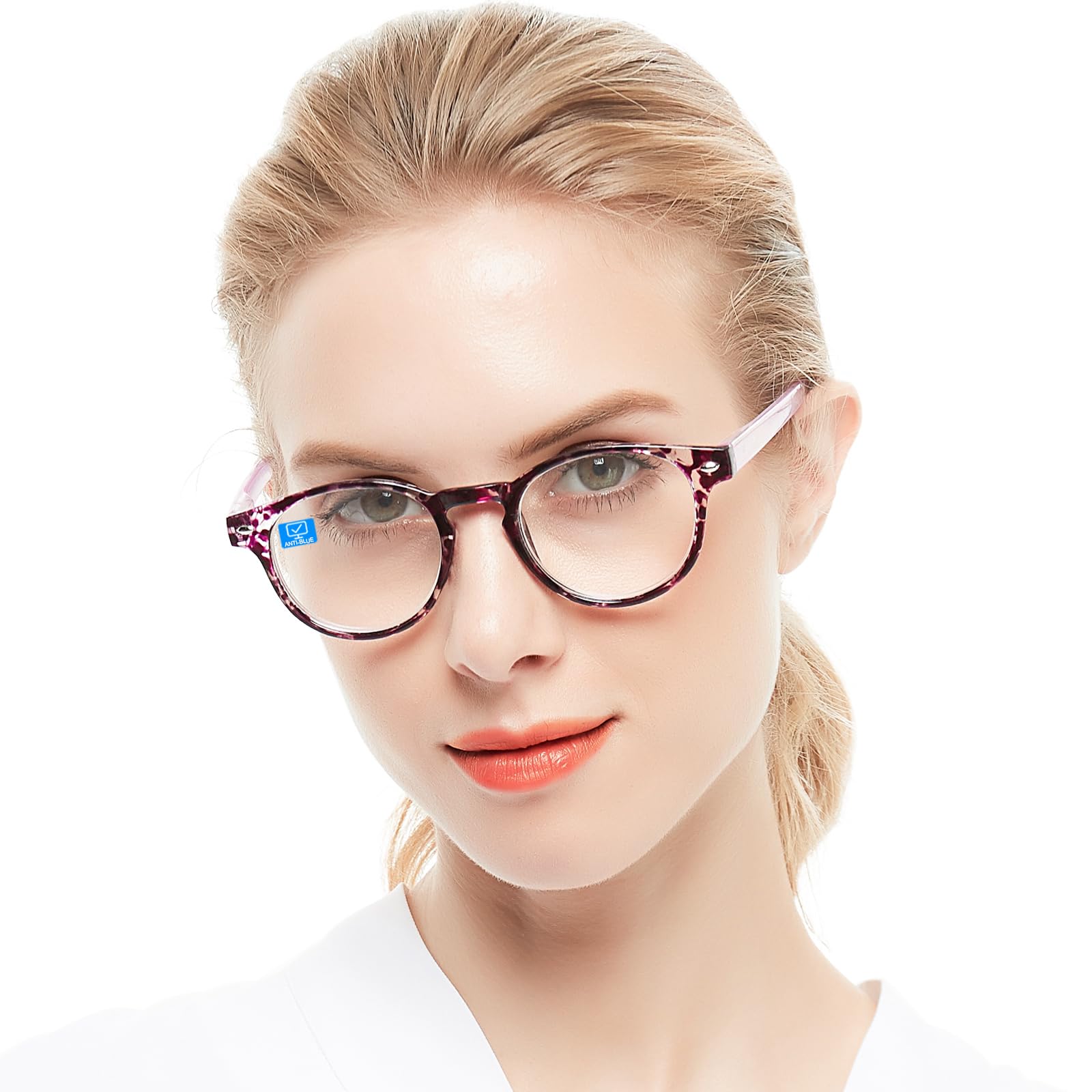 OCCI CHIARI Blue Light Reading glasses Women 2.5x Computer Readers for Petite Face(1.0 1.25 1.5 1.75 2.0 2.25 2.5 2.75 3.0 3.5 4.0 5.0 6.0)