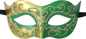 OIDEA Retro Venetian Masquerade Mask for Men Vintage Carnival Venetian Mask Costume Cocktail Party Mardi Gras Mask