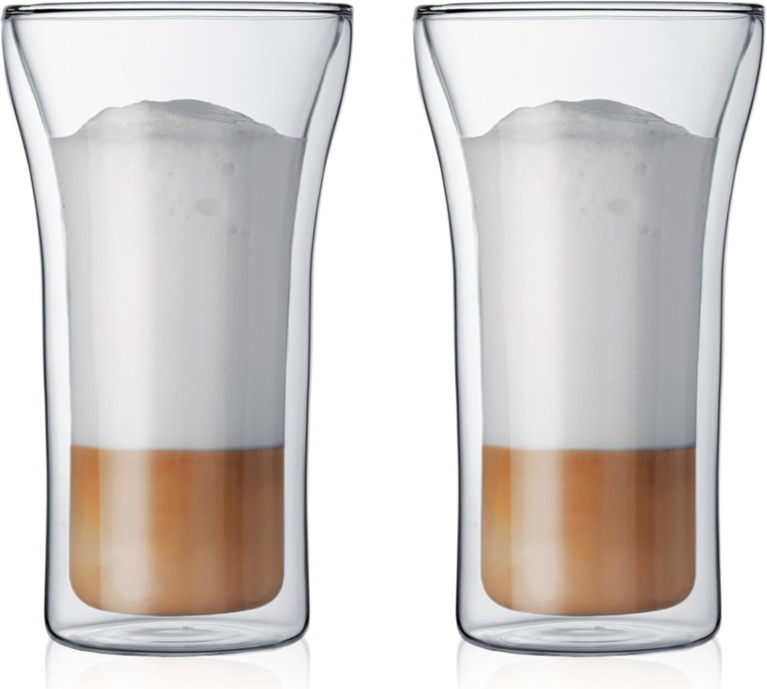 BODUM ボダム グラス コップ タンブラー ASSAM アッサム ダブルウォール グラス 400ml 2個セット 保温保冷性 二重構造 耐熱ガラス 電子レンジ可 オーブン可 食洗器可 冷凍庫可 【正規品】 4547-10