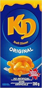 Kraft Dinner Original Macaroni and Cheese Dinner, 200g, 12 ct Case