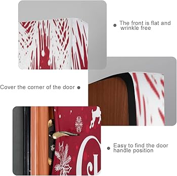 Stretchable christmas door cover Clearance