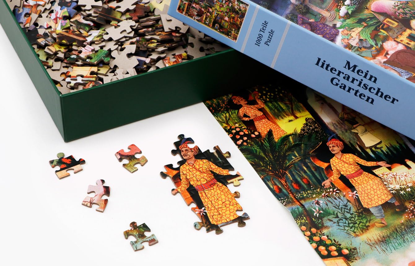 Mon Jardin littéraire Un Puzzle de 1000 pièces. Michael Kirkham