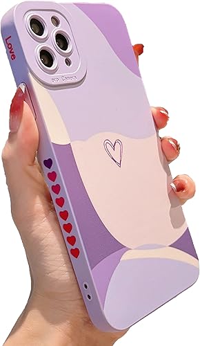 YKCZL Funda compatible con iPhone 11 Pro Max de 6.5 pulgadas, con bonitos patrones artísticos de pintura multicolor, funda delgada y protectora de