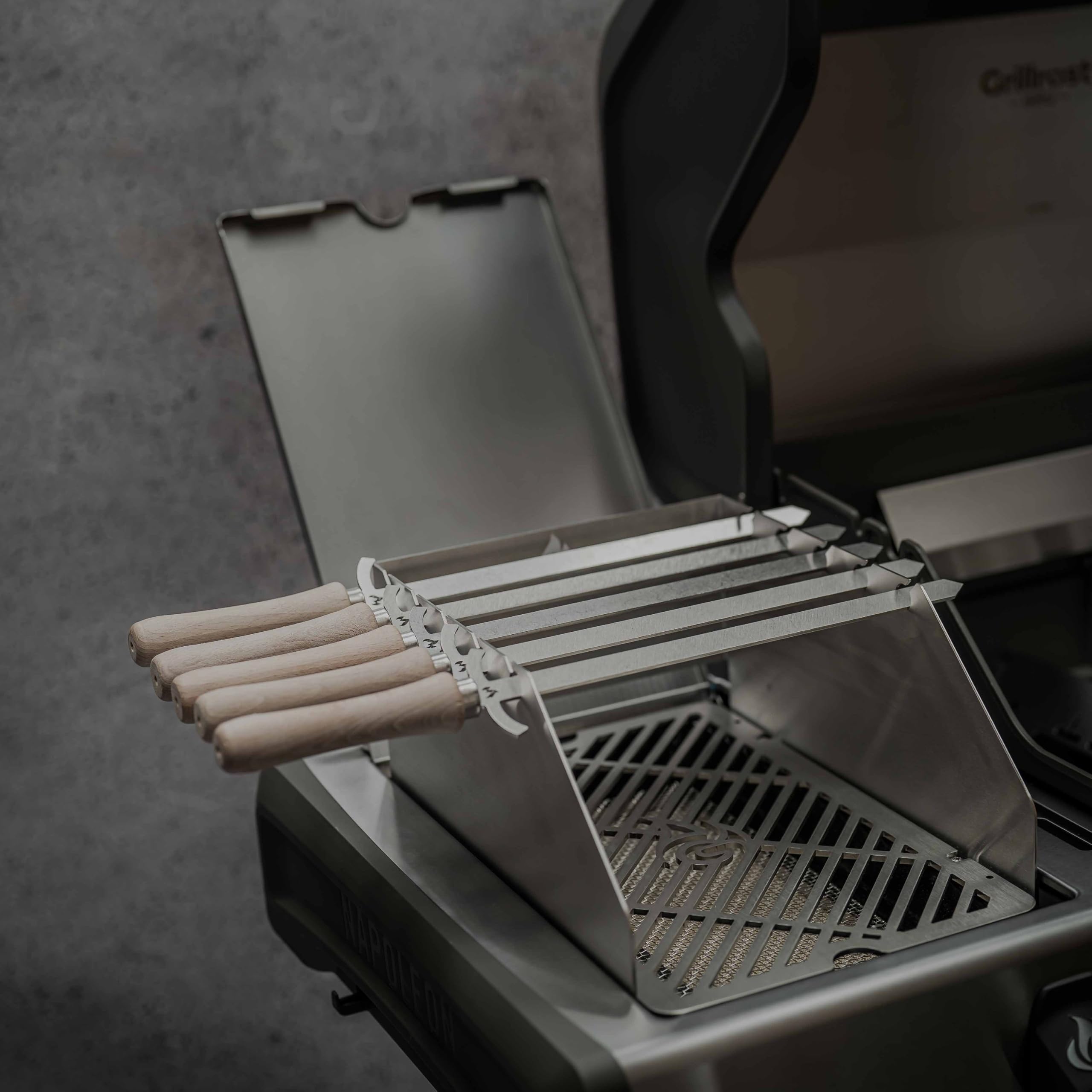 Ruszt ze stali nierdzewnej INOX odpowiedni do du¿ych grilli Napoleon Sizzle Zone (LE3 LEX LE485 Prestige Legend & Rogue od 2020 r.)