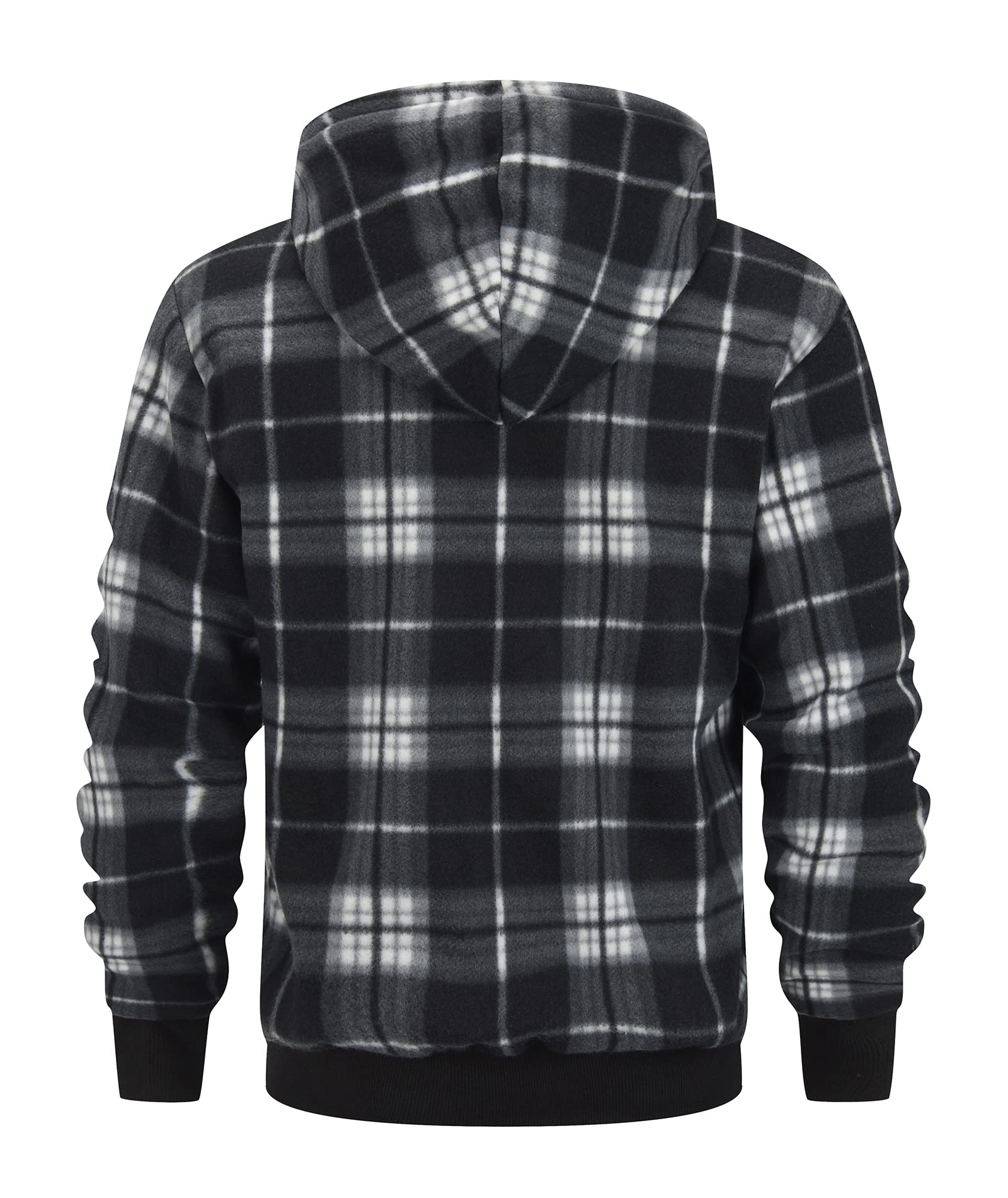 geeksport geeksport geeksport geeksport Felpa da Uomo con Cappuccio e Full Zip Fleece Hoodies for Men Sportive Inverno