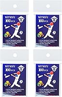 Vista 10 de 100 piezas de fundas blandas para tarjetas de intercambio, fundas de carga superior para tarjetas estándar de 2.5" X 3.5", protector de tarjeta