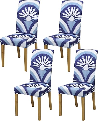 Miniatura 80 de Fundas para sillas de comedor, juego de 2 fundas para sillas de comedor o cocina, lavables, protectoras, para sillas Parsons, para el hogar