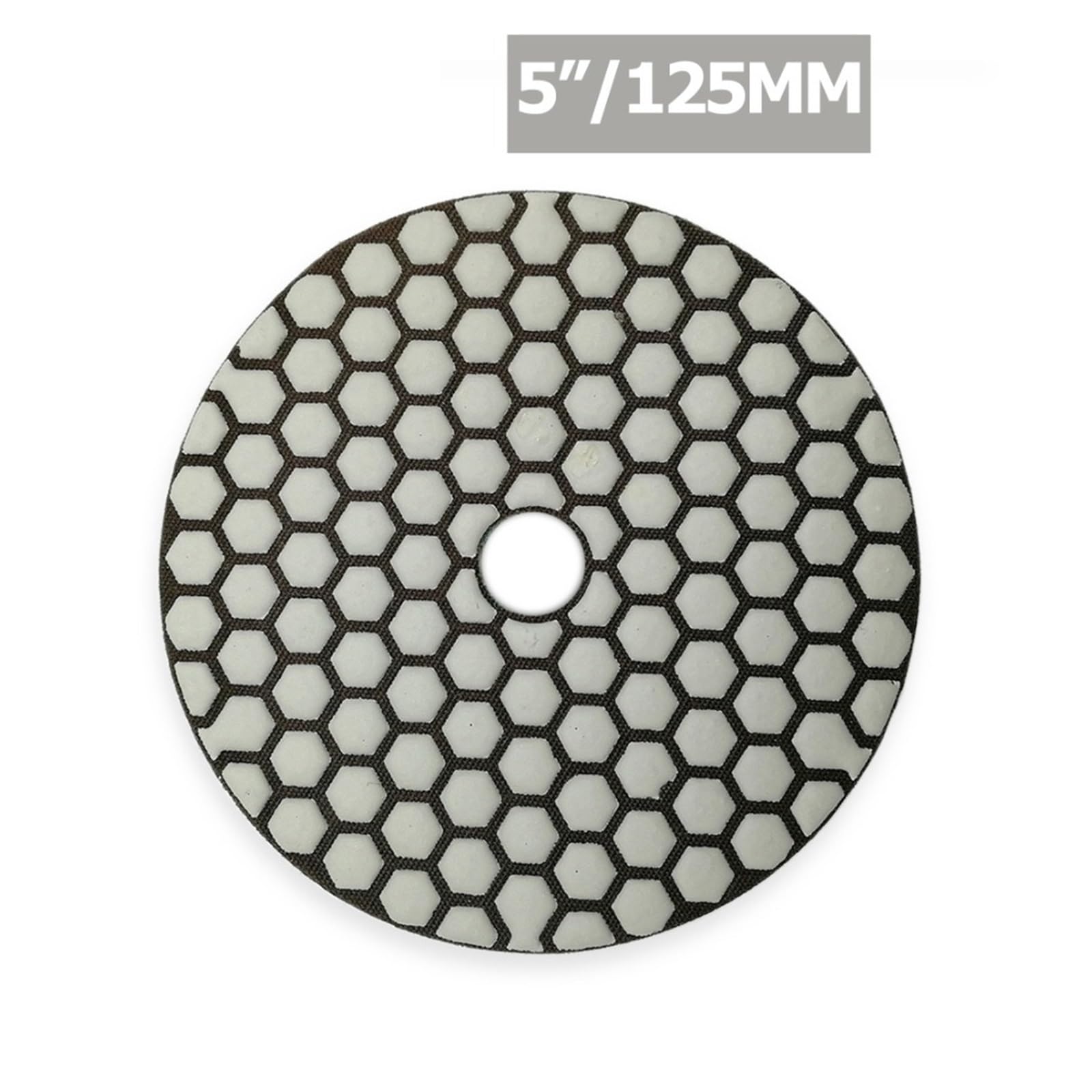 4 Uds Dia 5 "Grit #800 almohadillas de pulido en seco flexibles discos de lijado de piedra de 125mm for granito mármol cerámica cuarzo