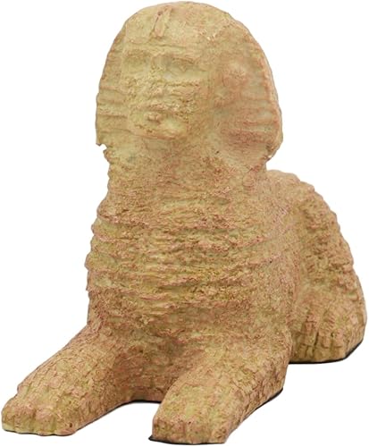 Miniatura 2 de Gifts & Decor Ebros - Estatua egipcia de la esfinge de andrósphinx de 6.75 pulgadas de largo en acabado arena, escultura de la ruina del desierto de