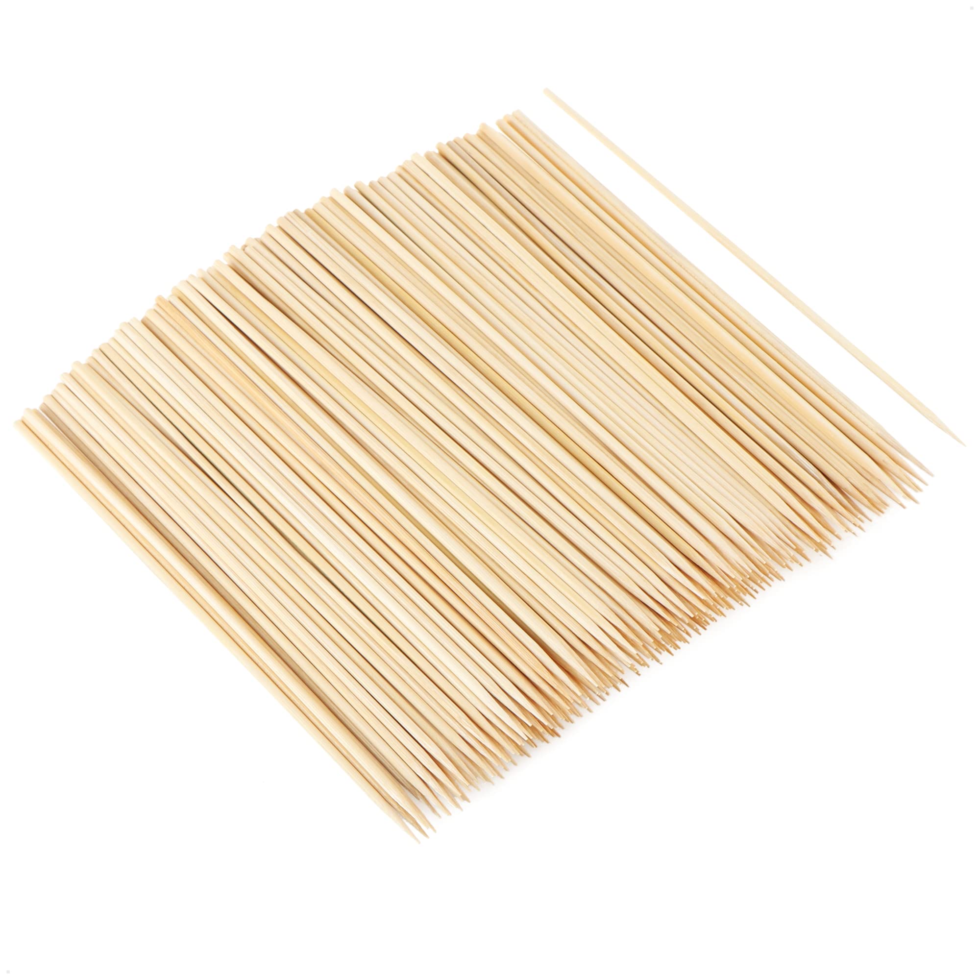 Brochettes de finger food en bambou 500 pièces 20 cm naturel