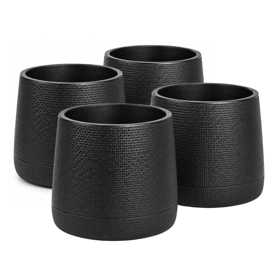 Trendi Rattan Effect Planter Pot, 30cm