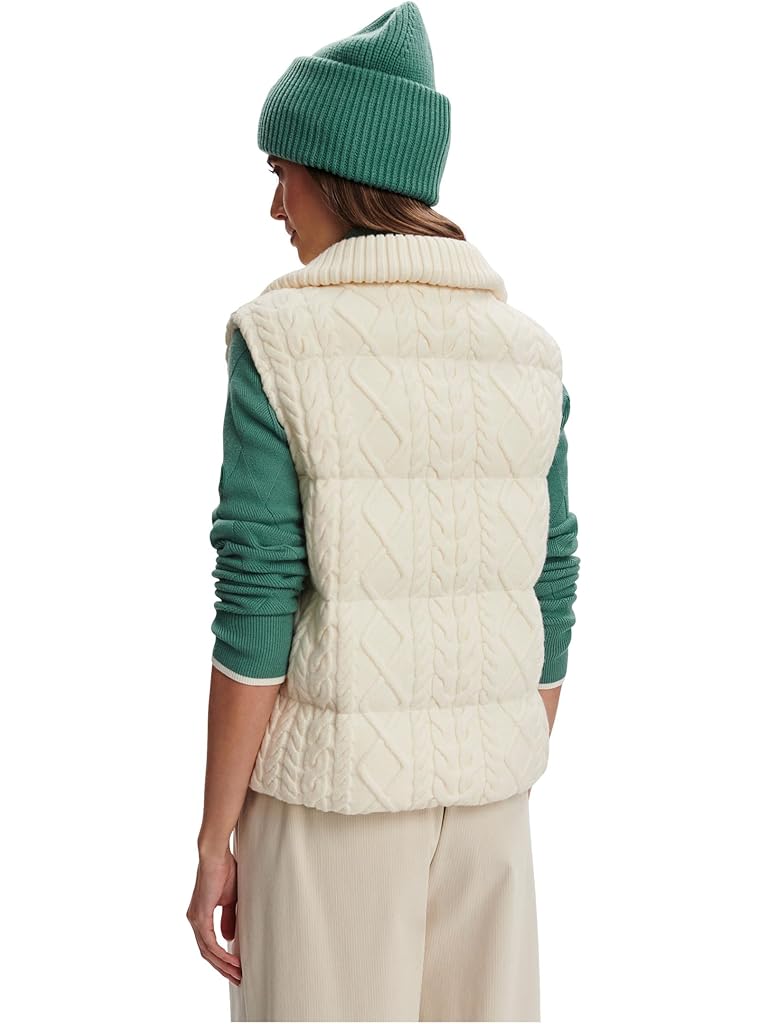 Bone Varley Irina Cable Knit Gilet