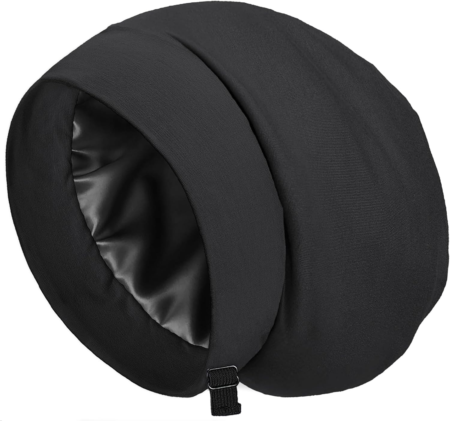 100% Mulberry Silk Lined Bonnet for Sleeping Women Sheep Cap Hair Wrap